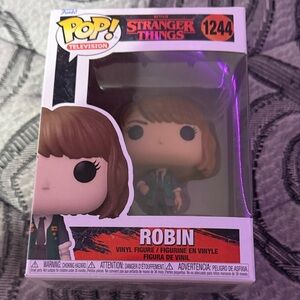 Funko Pop Stranger Things Robin Figure - Black and Green